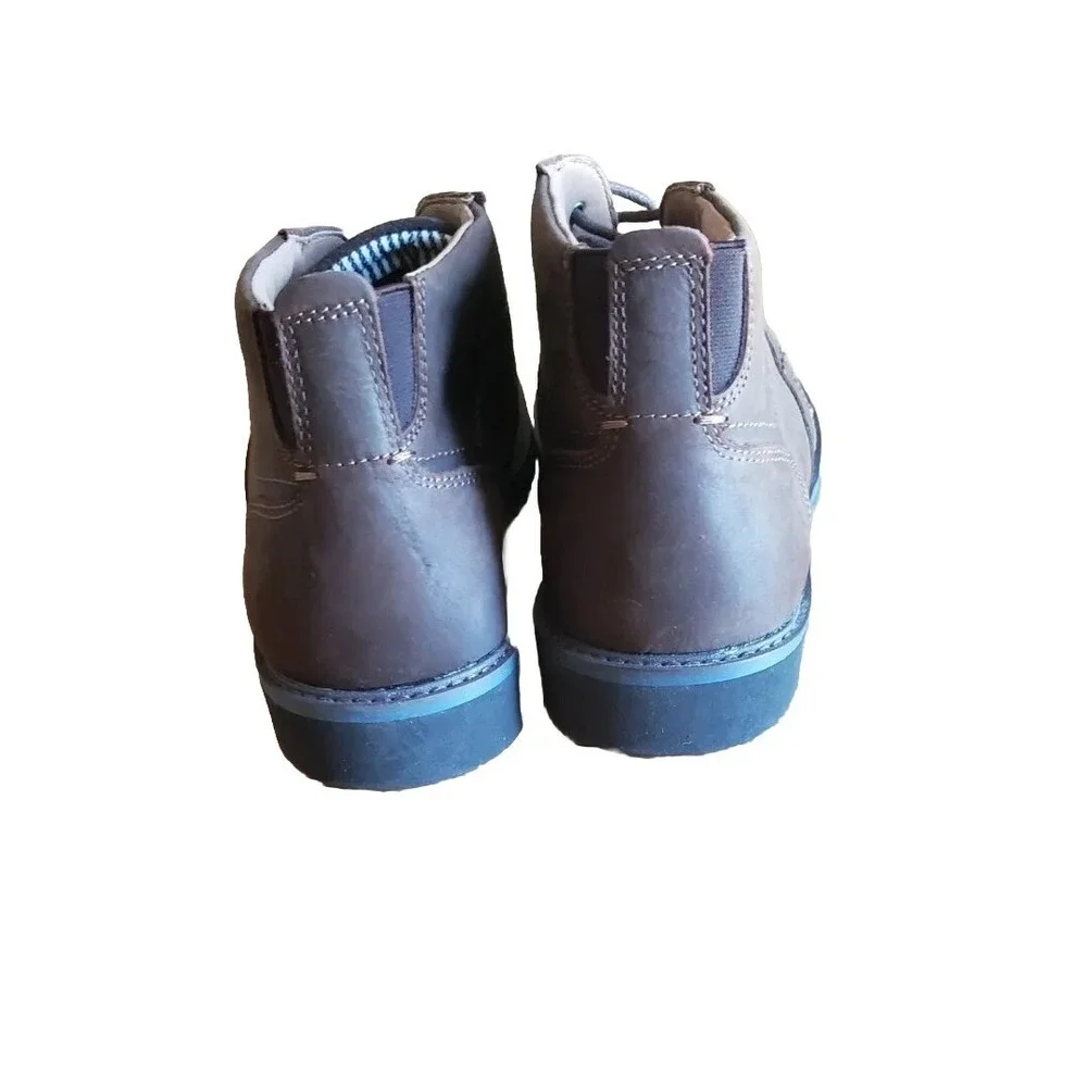Nunn‎ Bush Barclay Brown Crazy Horse Shoes mens Plain Toe Ankle Boot Sz 9M NWB